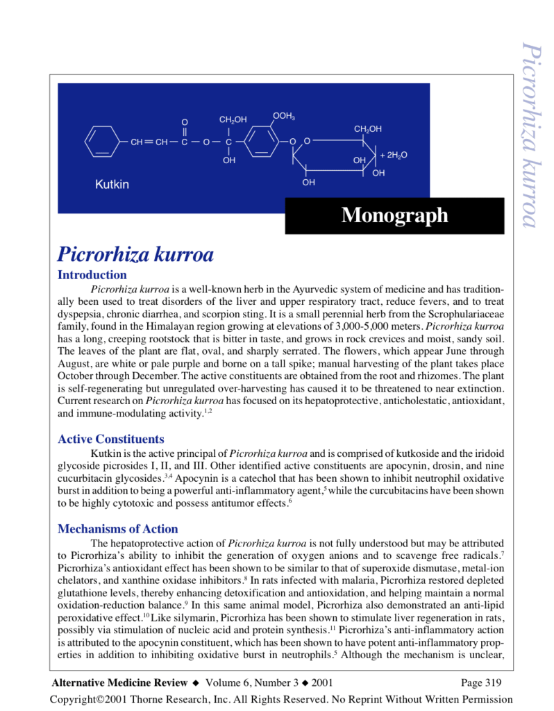 Picrorhiza kurroa